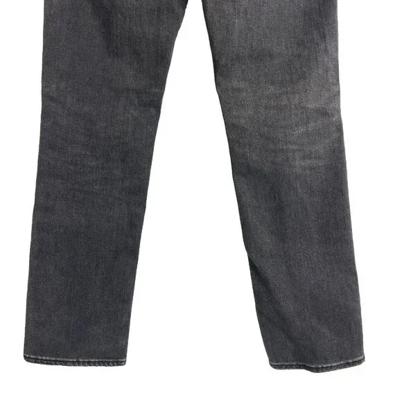 Levis Premium 541 Big E Stretch Black Denim Taper Jeans 32 x 31 True Fit Mens